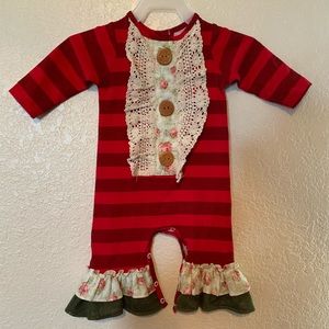 Boutique romper 6/9 months//